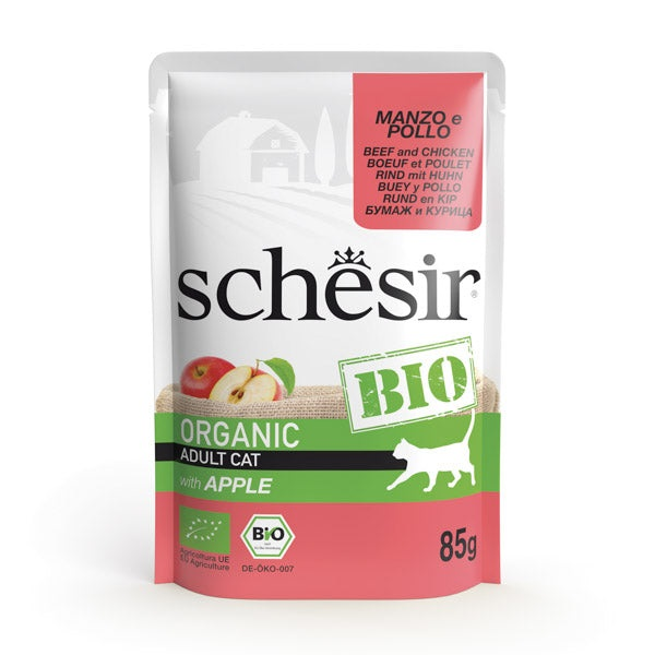 Schesir Bio Cat Pouch Chicken&Beef (85g)