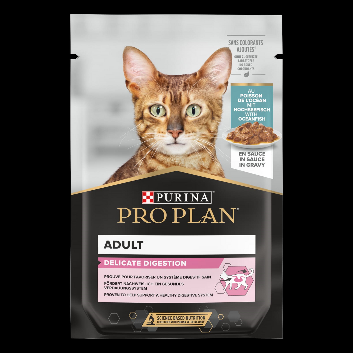 Pro Plan Cat Sache Delicate Dig Oceanfish In Gravy (85g)