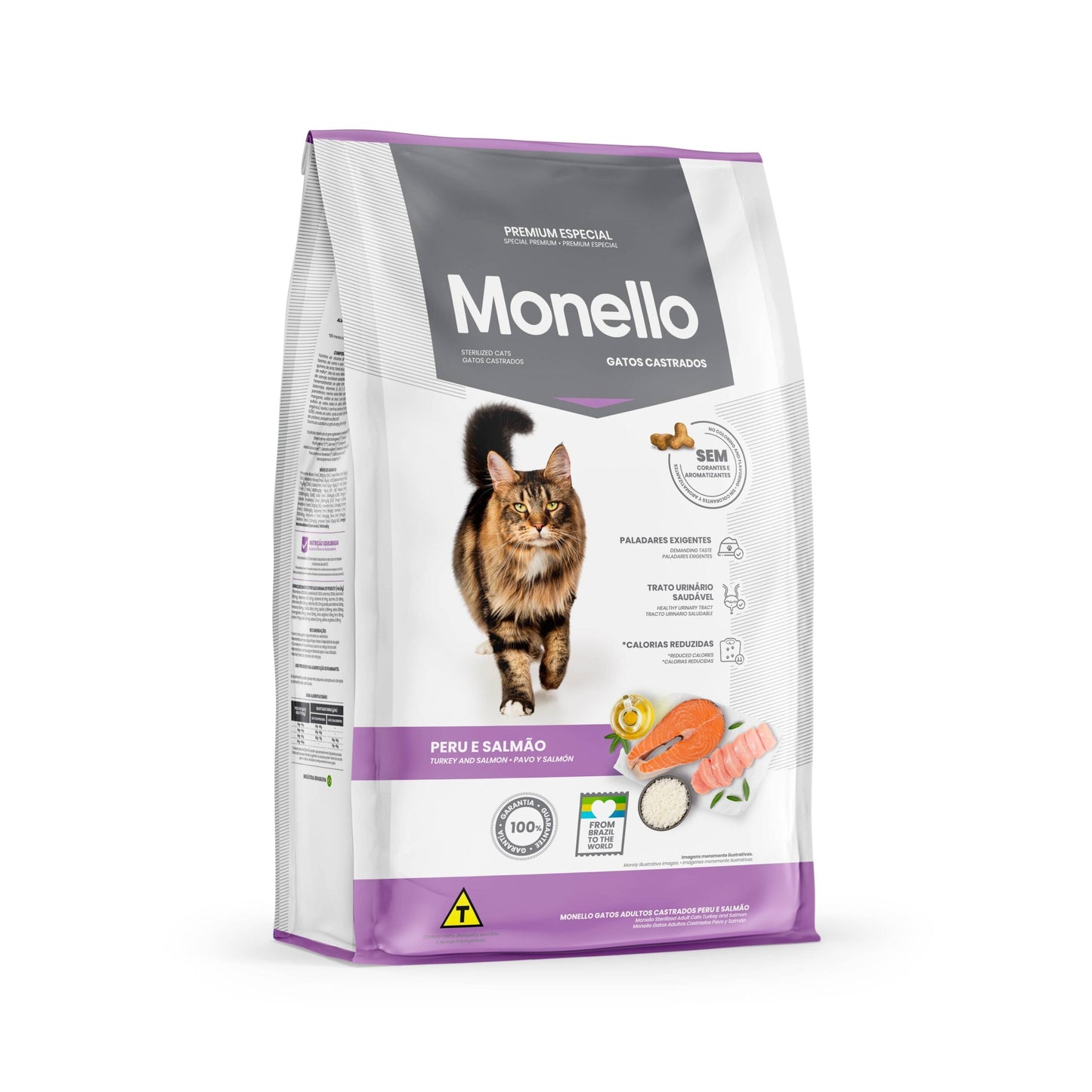 Monello Cat Castrated Turkey & Salmon (1kg)