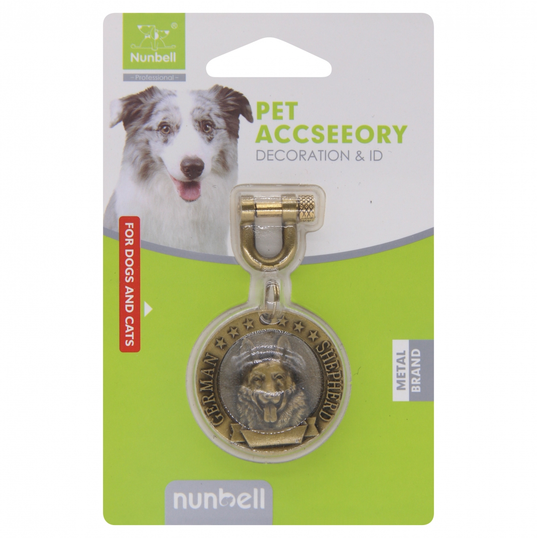 Nunbell Dog Id Tag 3.6cm