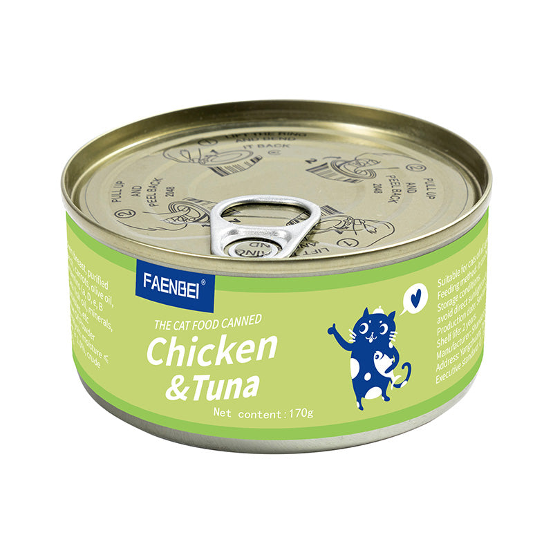 Faenbei Cat Can Jelly With Chicken & Tuna (170g)