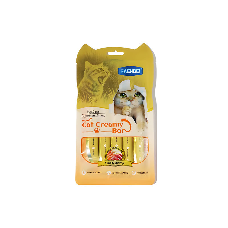 Faenbei Cat Creamy Bar With Tuna & Shrimp (15g*5pcs)