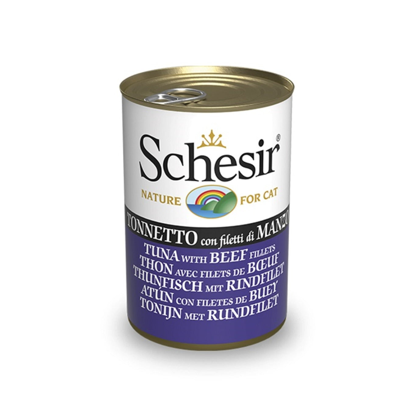 Schesir Cat Can TONNETTO MANZO 140G