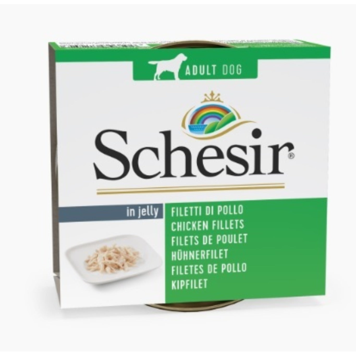 Schesir Dog Can Chicken Fillets 150g