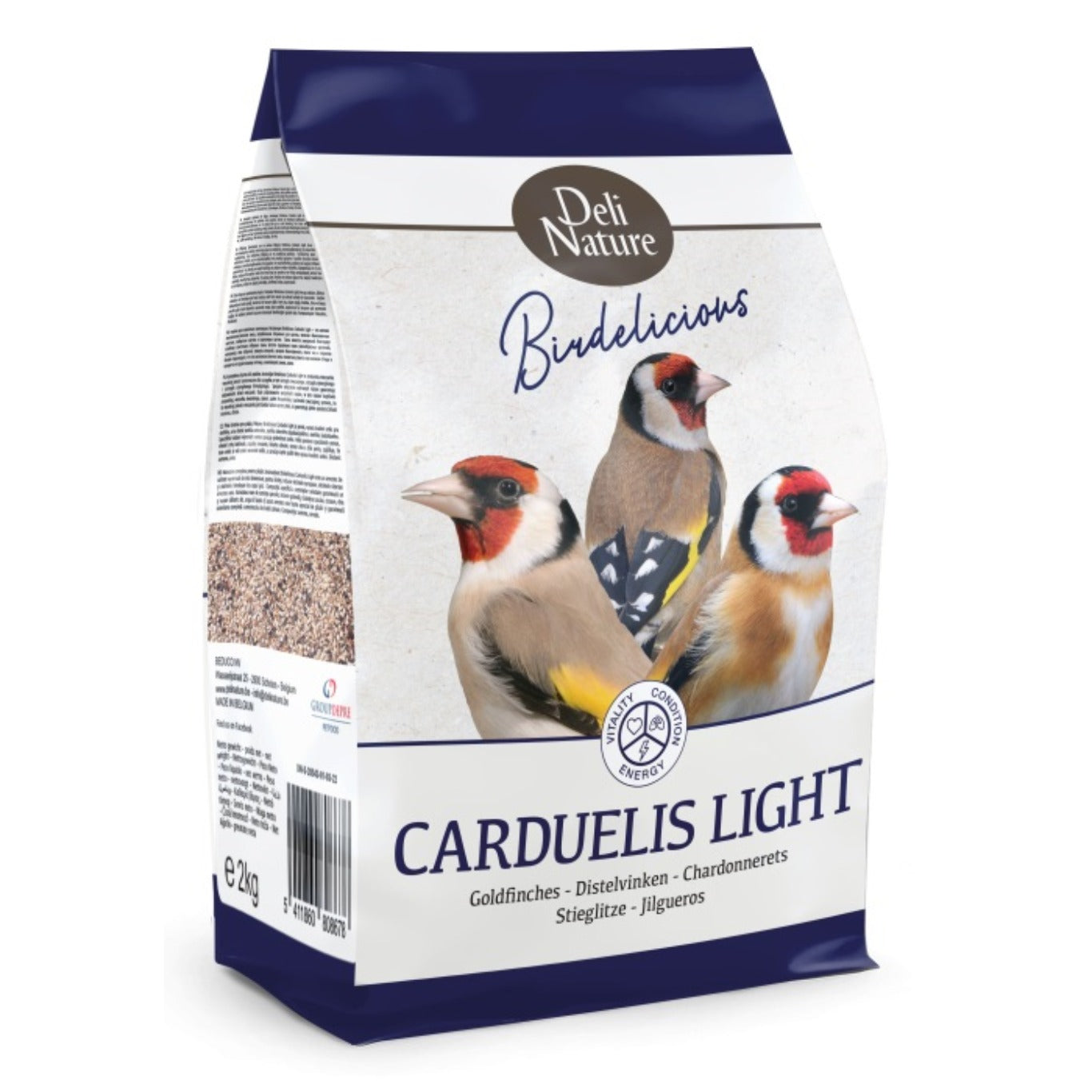 DN-Birdelicious Carduelis Light Goldfinches 2kg - Bird Food Lebanon
