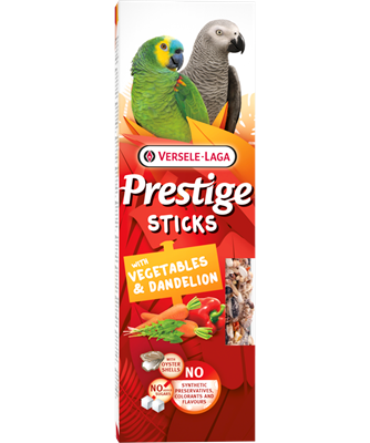 VL-Prestige Sticks Parrots with Vegetables & Dandelion (70g)
