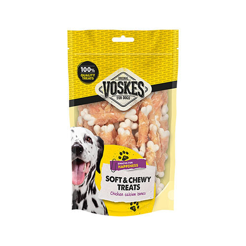 DN-Voskes Dog Treats With Chicken Calcium Bones (400g)