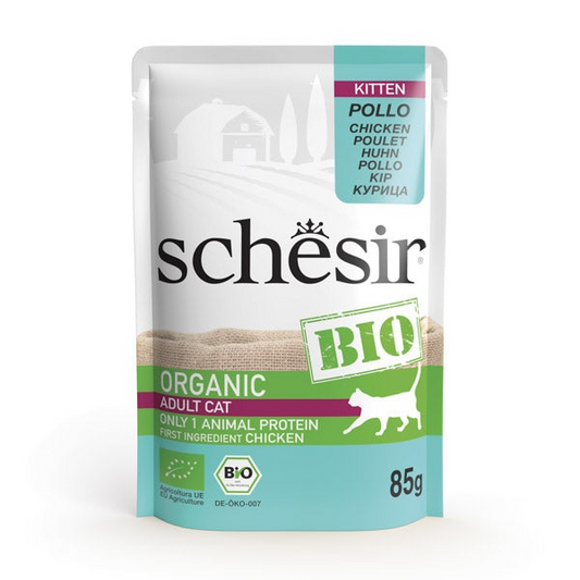 Schesir Bio Kitten Pouch Chicken (85g)