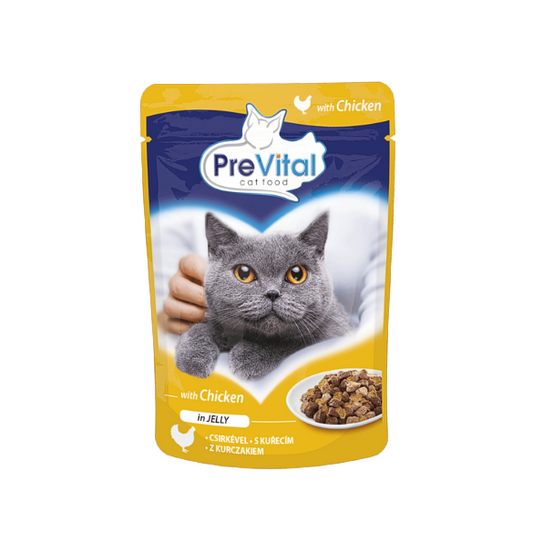 Prevital Cat Pouch Chicken In Jelly |(100g)
