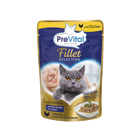 Prevital Cat Pouch Chicken In Gravy (100g)