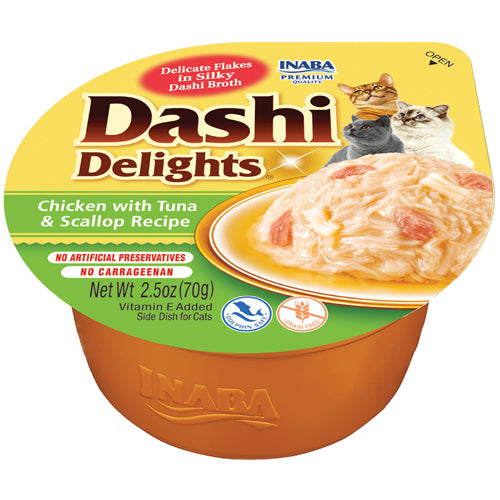 Inaba Dashi Delights Chicken With Tuna & Scallop Recipe (70g)
