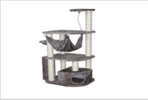 Petsbelle Cat Scratcher Tree with House 60×50×150 cm – Premium Cat Tower