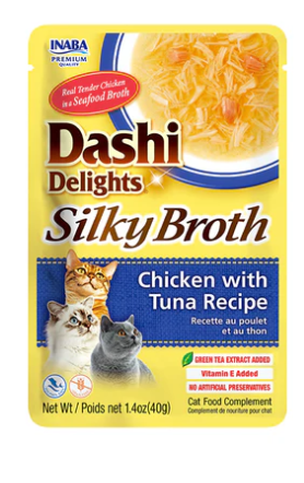 Inaba Dashi Delights Silky Broth Chicken Tuna (40g)