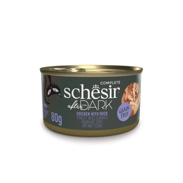 Schesir After Dark Wholefood Cat Can Chicken with Duck (80g)