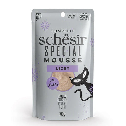 Schesir Special Cat Pouch Light Mousse Chicken Turkey with Pumpkin (70g)