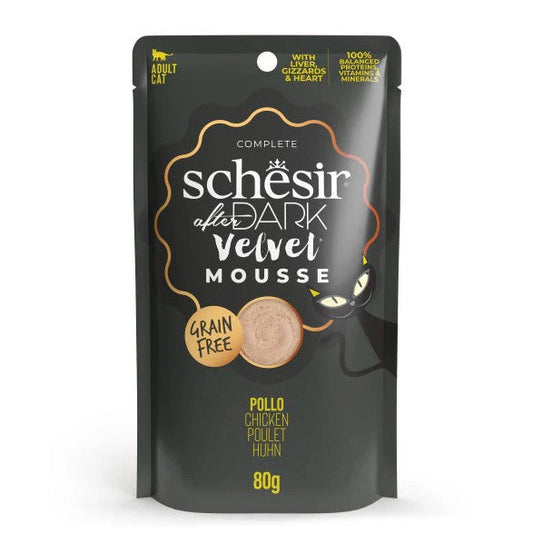Schesir After Dark Velvet Mousse Cat Pouch Chicken (80g)