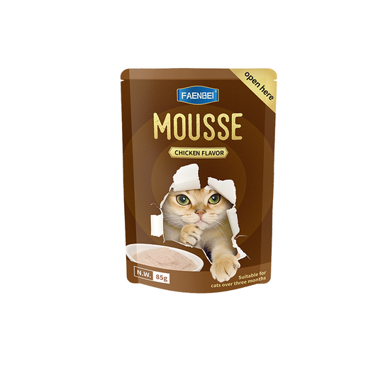 Faenbei Cat Pouch Mousse With Chicken (85g*12pcs)