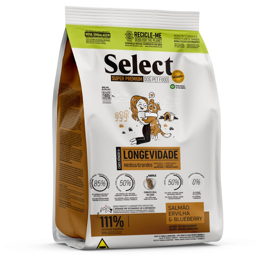 Select Dog Medium & Large 5+ Salmon,Pea & Blueberry (2kg)