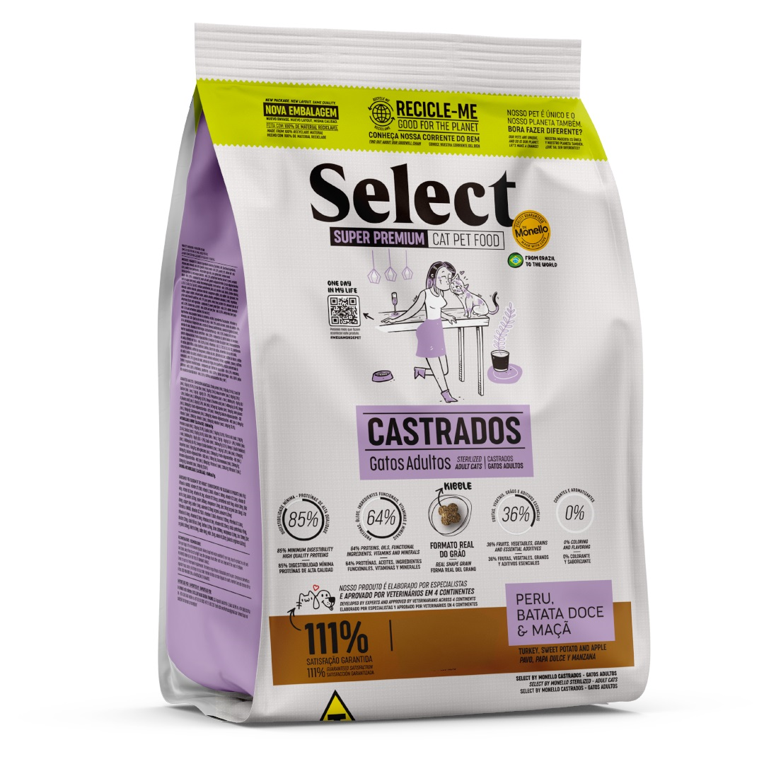 Select Cat Sterilized Turkey, Potato,& Apple (7kg)