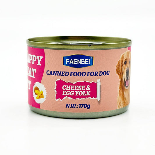 Faenbei Dog Can Jelly With Chicken & Cheese & Egg Yolk (170g)