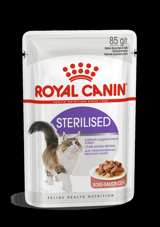 Royal Canin Cat Pouch Sterilised Gravy (85g)