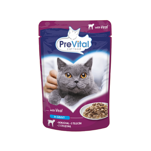 Prevital Cat Pouch Veal In Gravy (100g)
