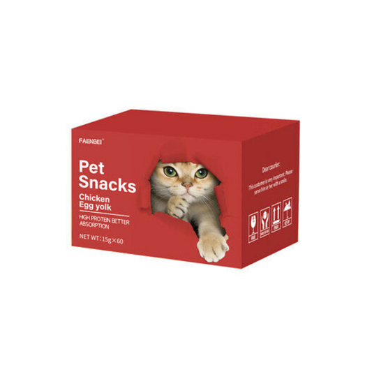 Faenbei Cat Creamy Bar Chicken & Egg Yolk (15g*60pcs)