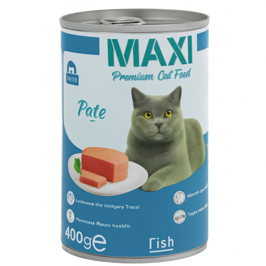 Maxi Cat Can Pate with Fish (400g)