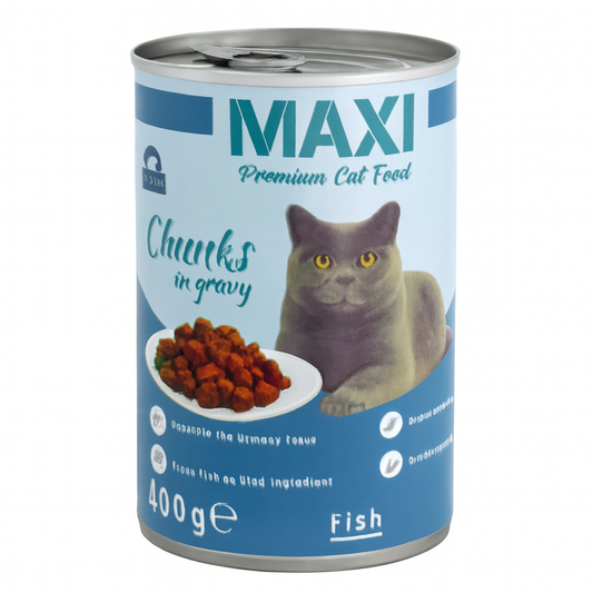 Maxi Cat Can Chunk With Fish (400g)