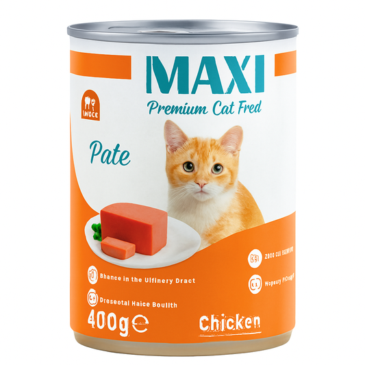 Maxi Kitten Can Pate with Chicken (400g)