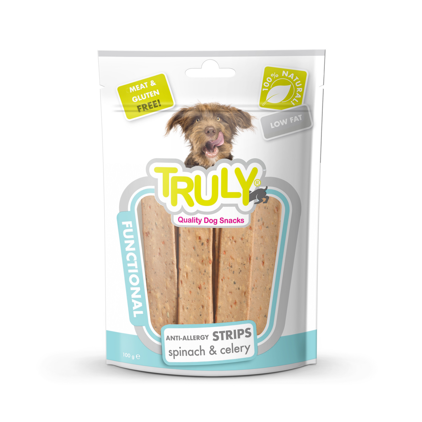 Truly Dog Treats Anti-Allergy Strips 100G