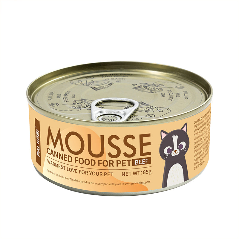 Faenbei Cat Can Mousse With Beef (85g)