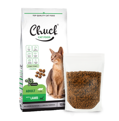 Chuck Cat Food With Lamb 1kg