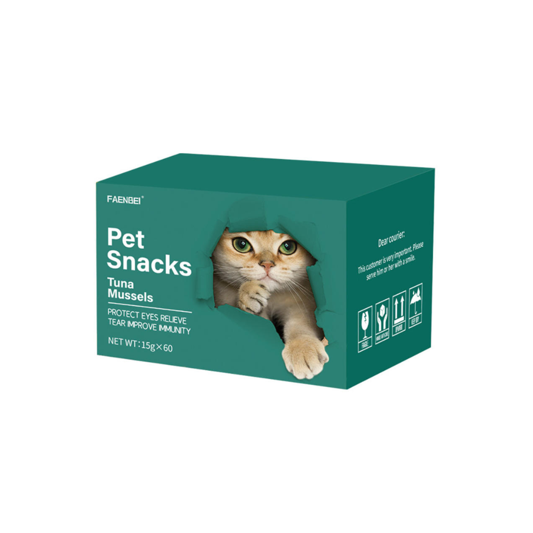 Faenbei Cat Creamy Bar With Tuna & Mussels (15g*60pcs)