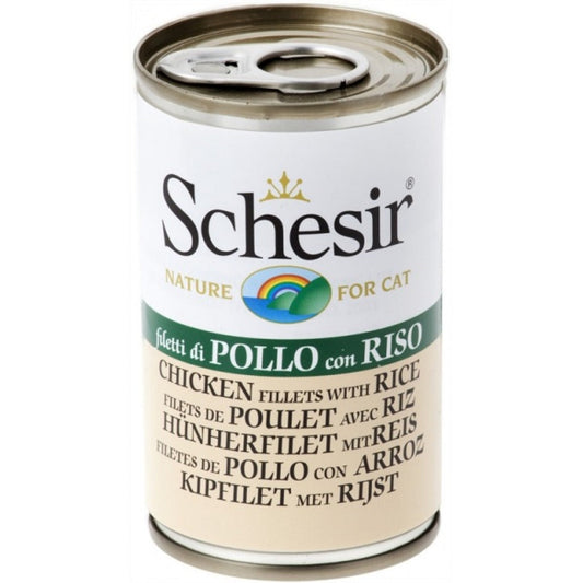 Schesir Cat Can POLLO RISO 140G
