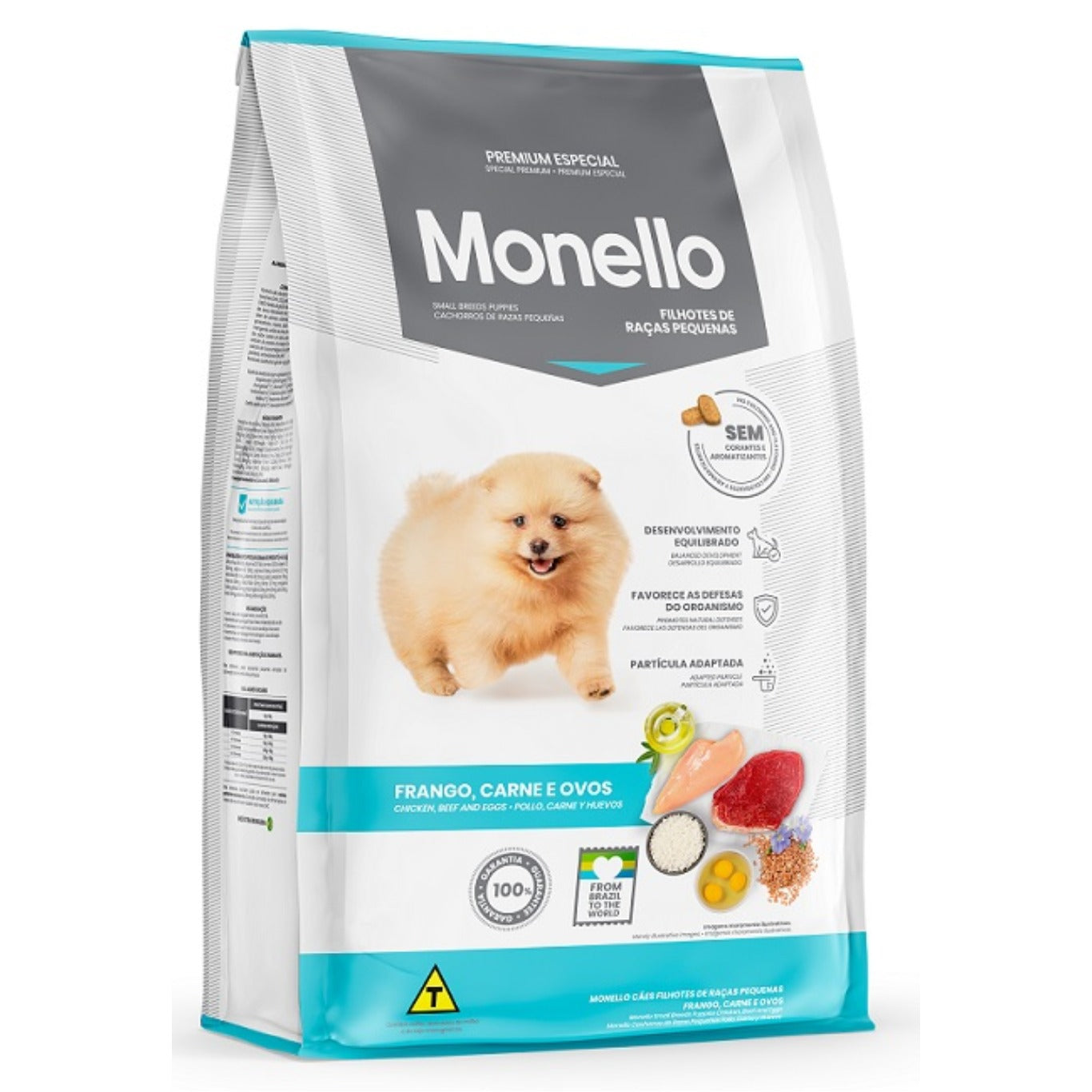 Monello Puppy Small Breed Chicken,Beef&Egg (1kg)