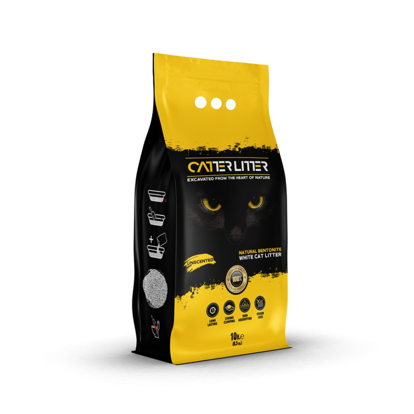 Catter Litter Unscented Natural 10L