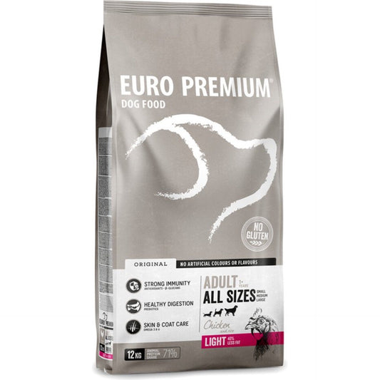 Euro Premium Adult Dog Light Chicken&Rice (12kg)