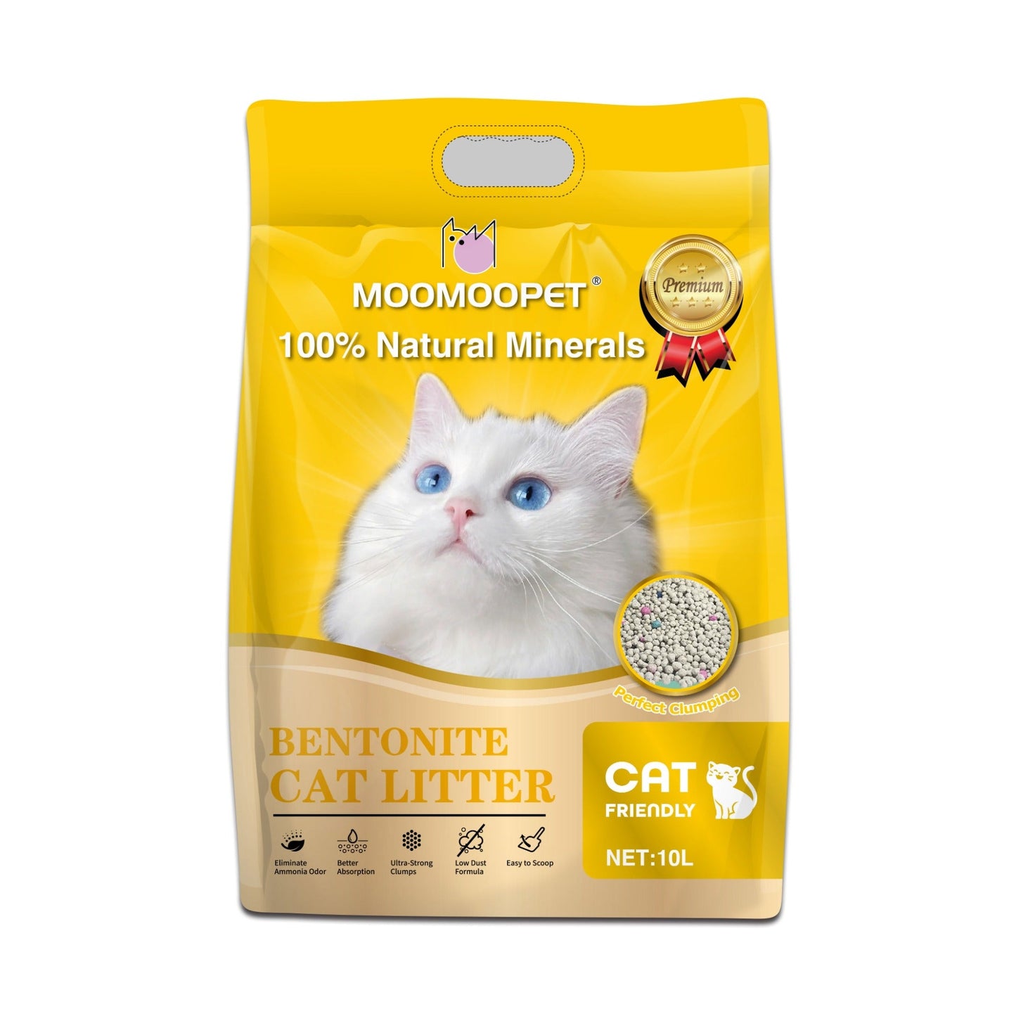 Moomoopet Cat Litter Lemon 10L