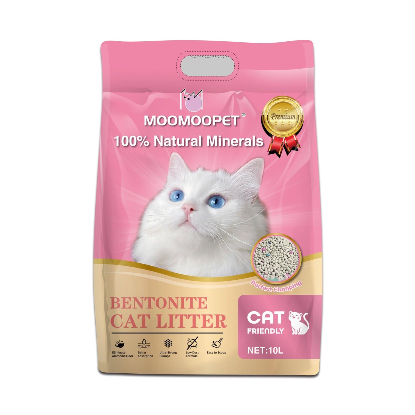 Moomoopet Cat Litter Rose 10L