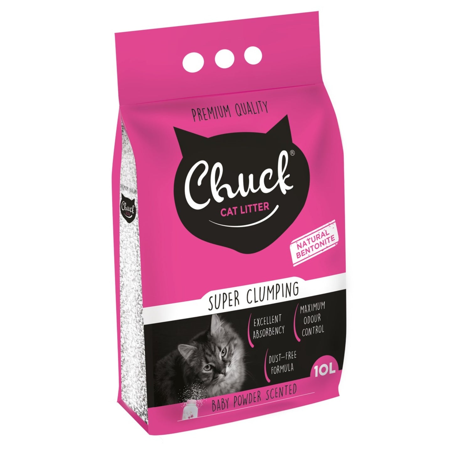 Chuck Cat Litter Standard Baby Powder (10L)