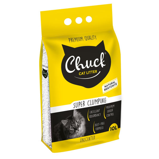 Chuck Cat Litter Unscented Compact (10L)