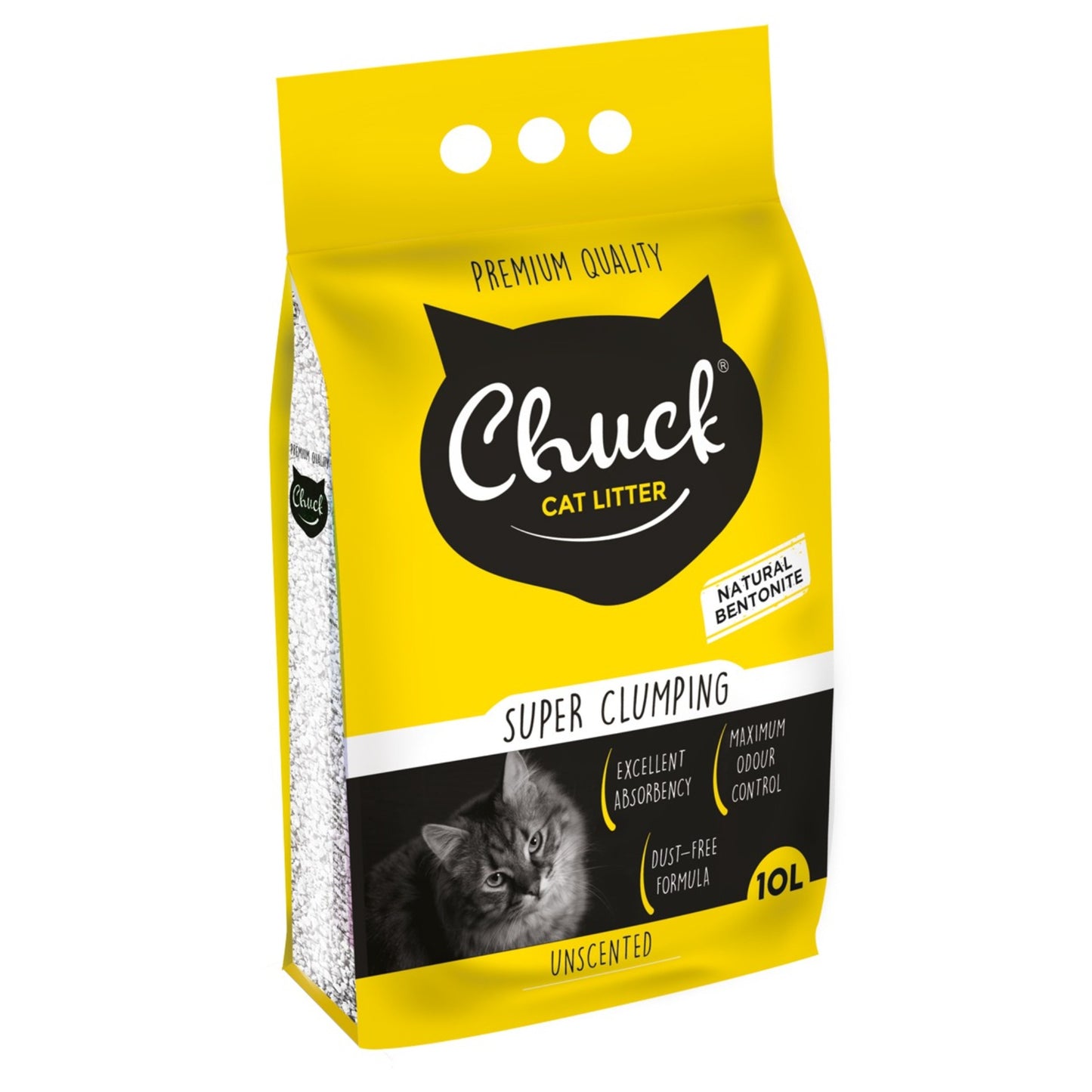 Chuck Cat Litter Unscented Compact (5L)