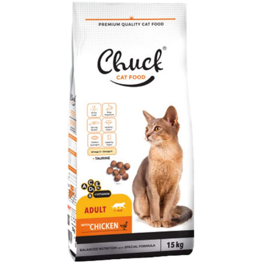 Chuck Cat Food With Chicken 15kg